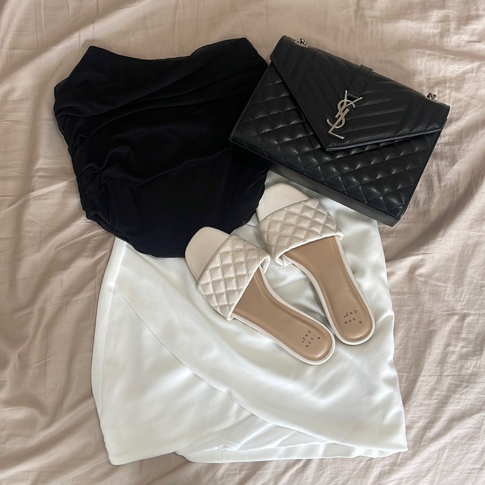 Black Ruched Strapless Corset Top